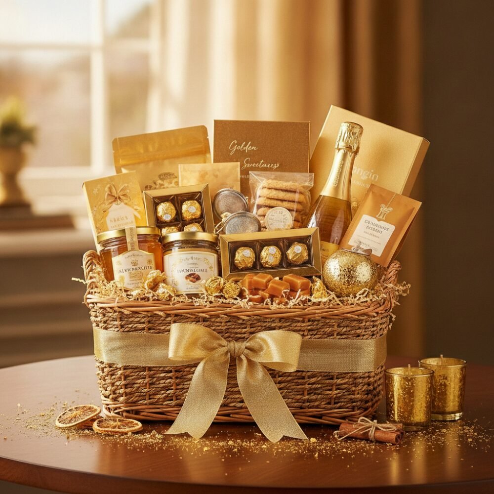 Golden Sweetness Gift Basket