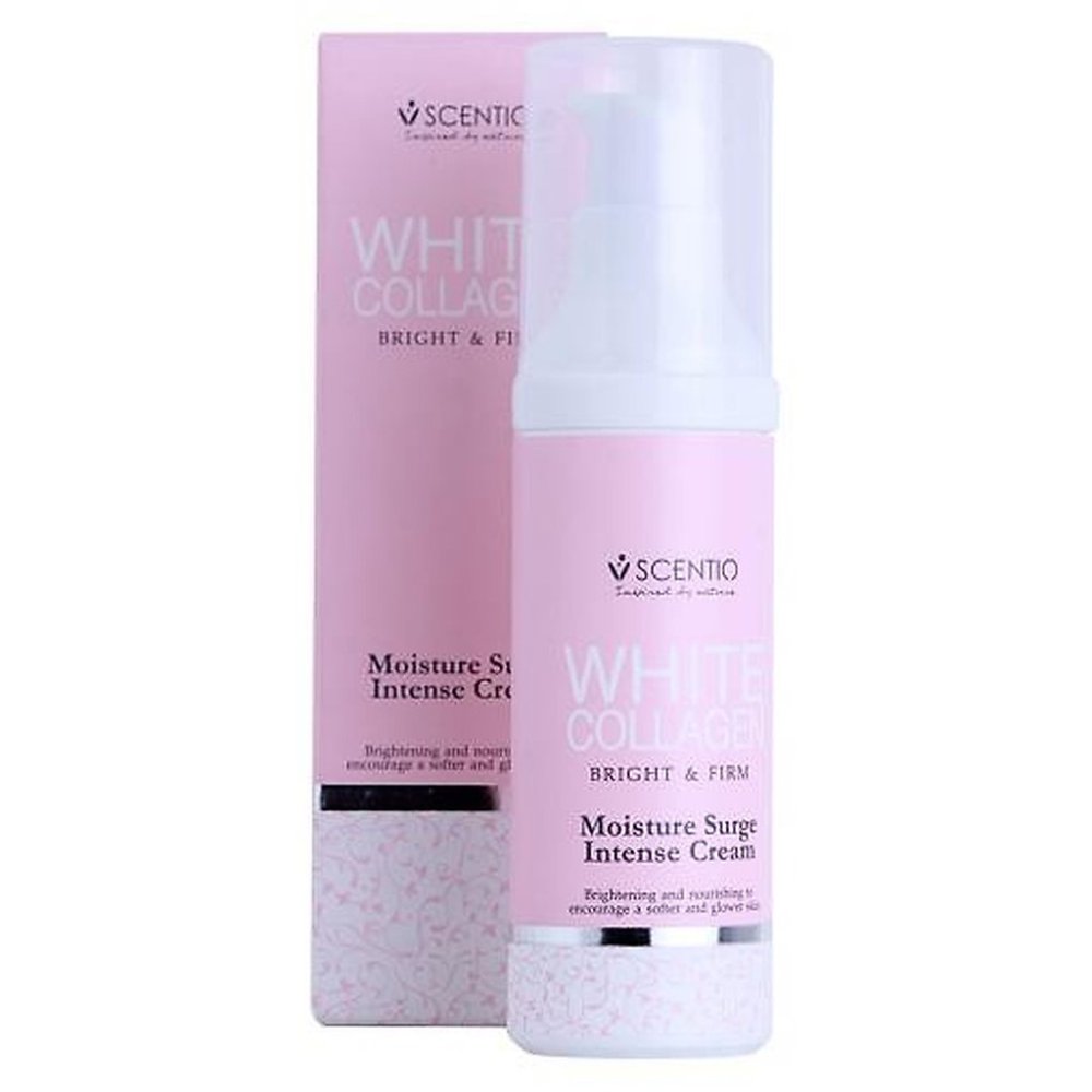 Crema facial de colágeno tarro blanco