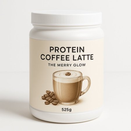 The Merry Glow Protein Coffee Latte 525 g. | Buy online