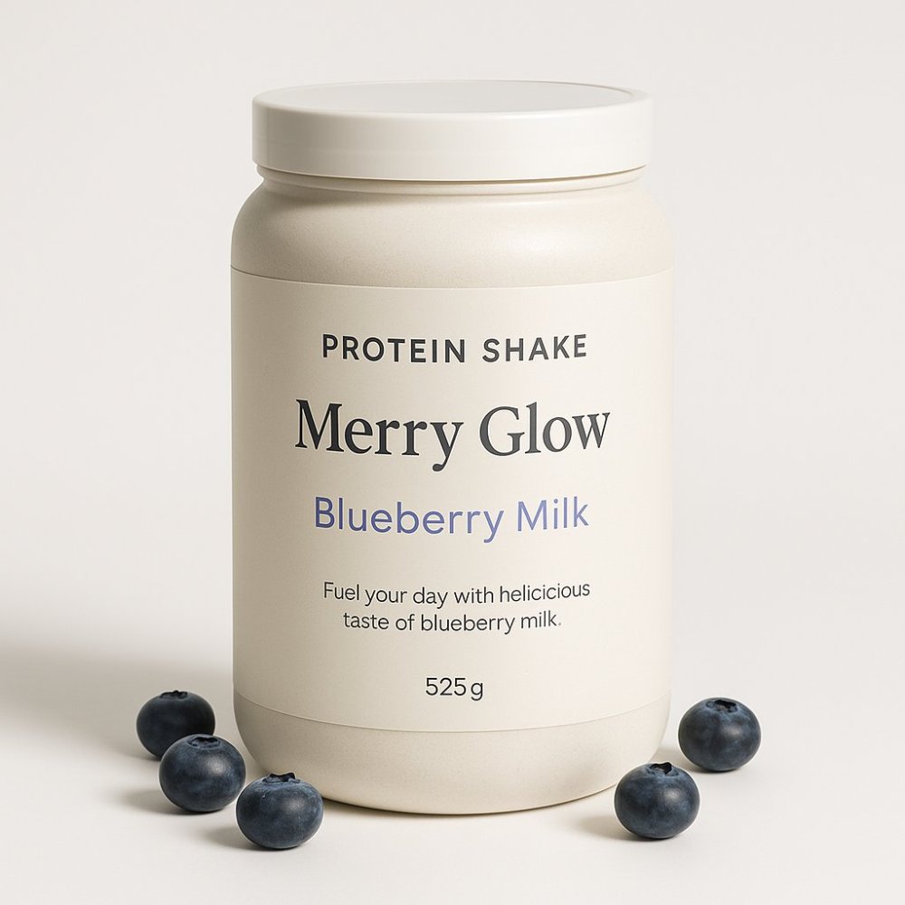 Protein Shake Merry Glow | Blueberry Milk - 525g