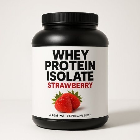 WWL Whey Protein Isolate Strawberry 4 Pound | Buy online