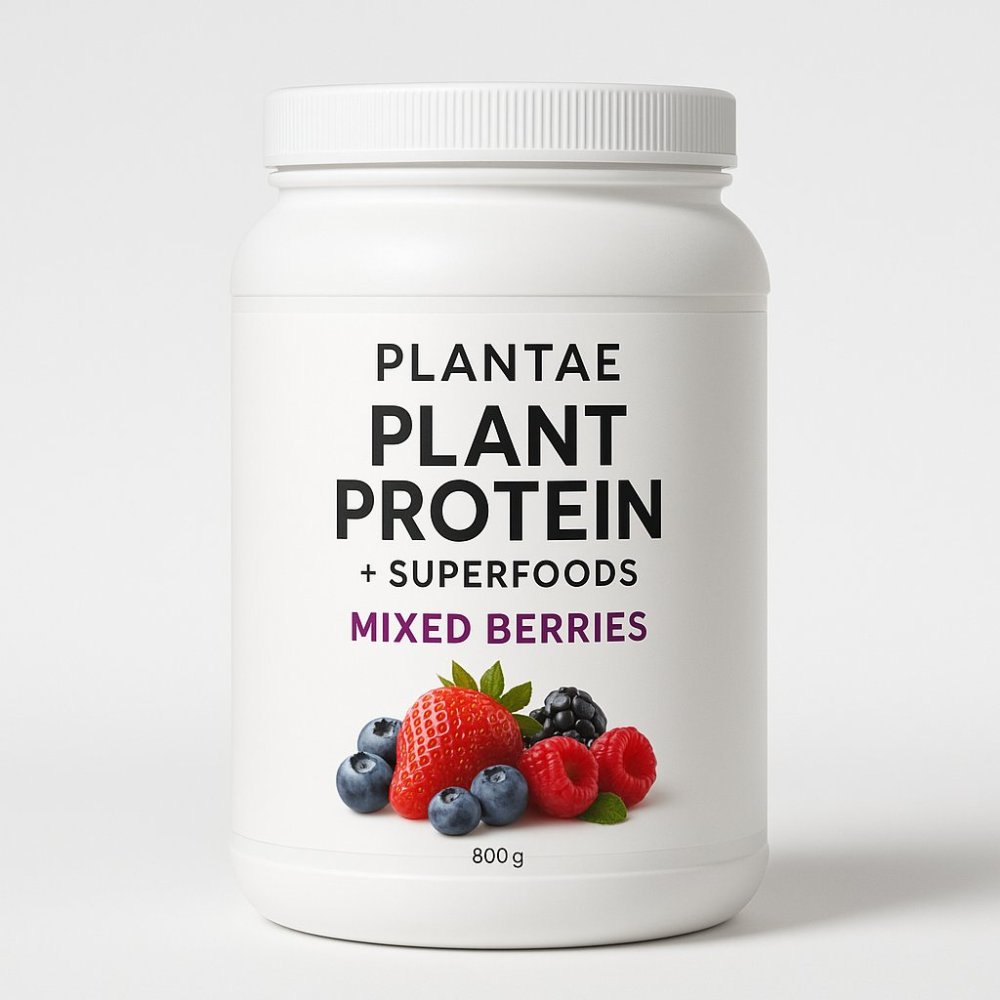 Plantae Plant Protein +Superfoods Mixed Berries 800 g.