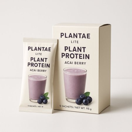 Plantae Lite Plant Protein Acai Berry 5 Sachet/Box | Buy online
