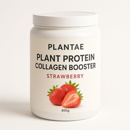 Plantae Plant Protein +Collagen Booster Strawberry 800 g. | Buy online