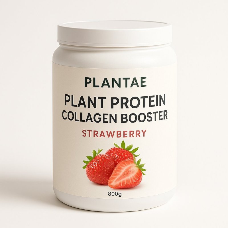Plantae Plant Protein +Collagen Booster Strawberry 800 g. | Buy online