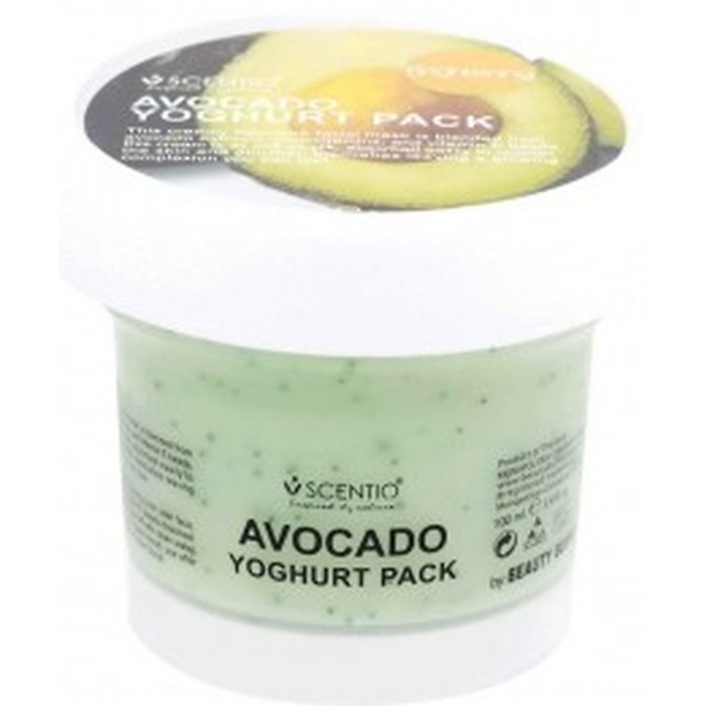 Tarro de Scentio Avocado Brightening Yogurt Pack