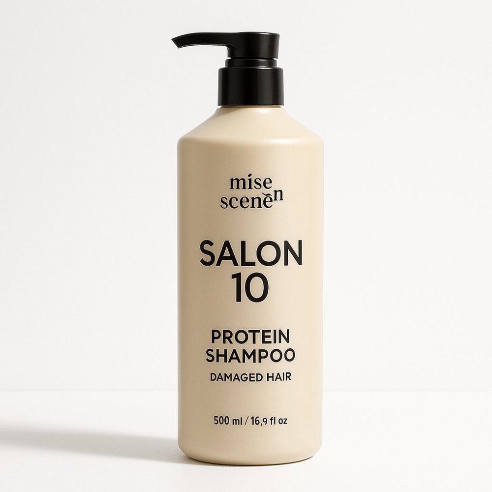 Mise En Scene Shampoo Salon 10 Protein For Damaged Hair 500 Ml.