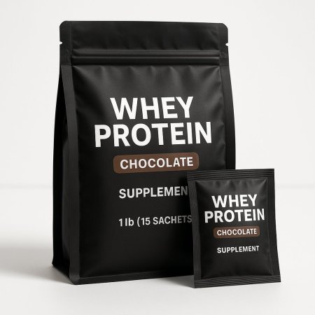 WWL Whey Protein Chocolate 1 Pound (15 Sachets)