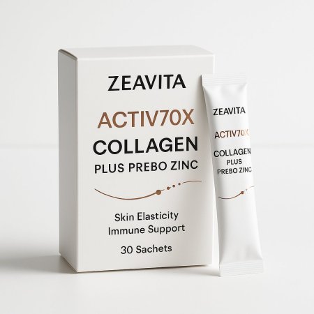 Zeavita Activ70X Collagen Plus Prebo Zinc - 30 Sachets