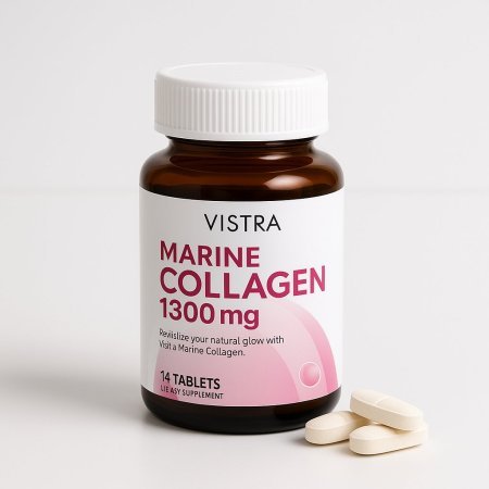 Vistra Marine Collagen 1300 mg. 14 Tablets