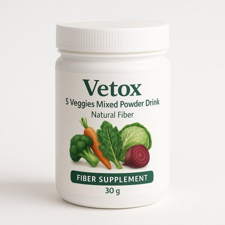Vetox 5 Veggies Mixed Powder Drink | uSmile101 Fiber 30g | Buy online