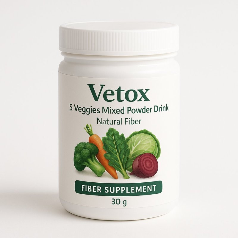 Vetox 5 Veggies Mixed Powder Drink | uSmile101 Fiber 30g | Buy online