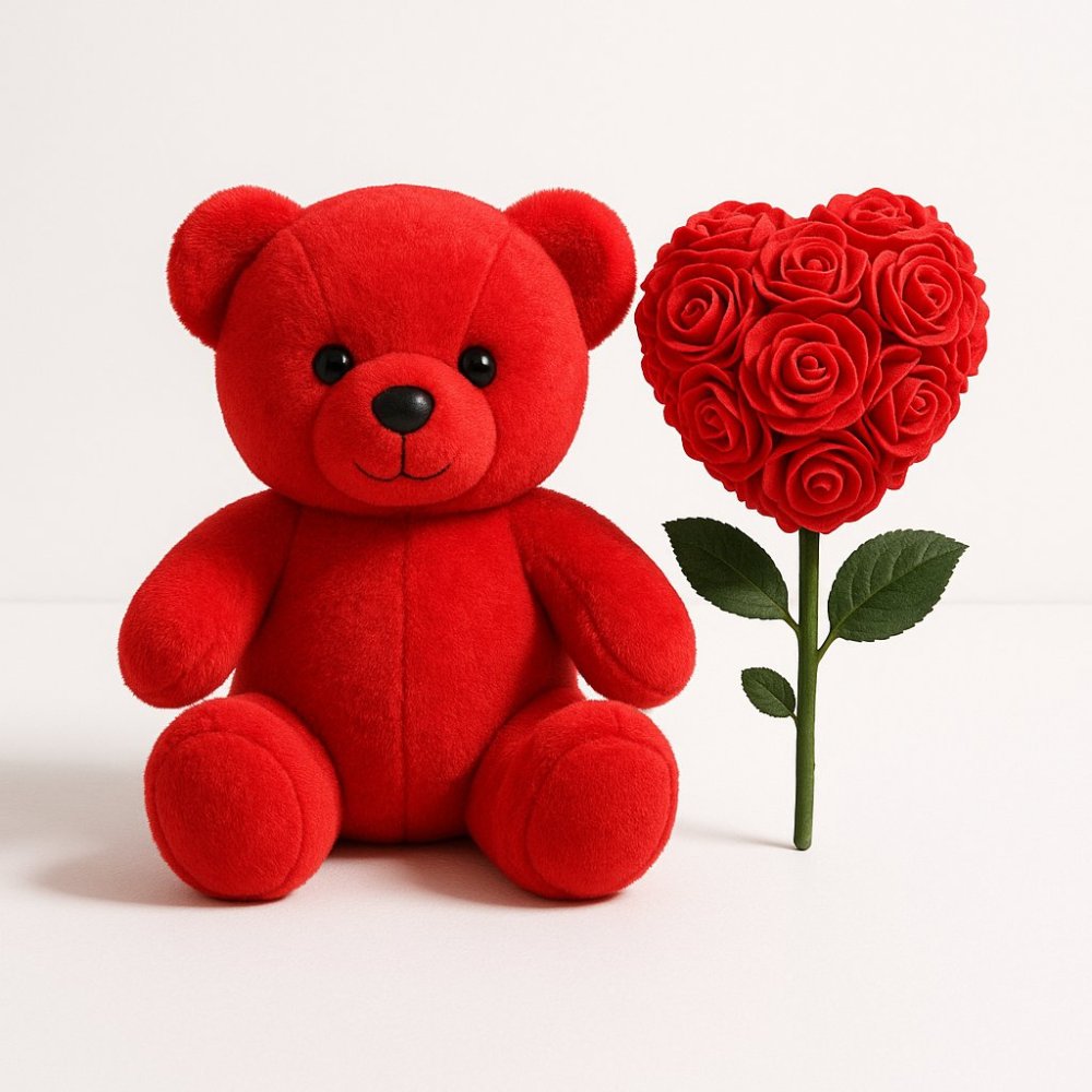 Rose Teddy Combos Gavesett | Lekesak