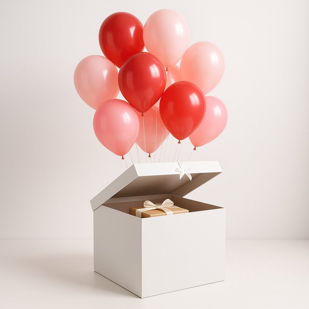 Ballong Surprise Box | Festgave Dekor - Stor