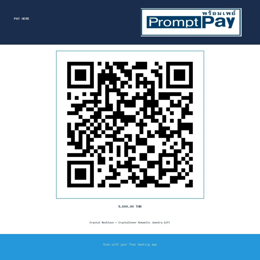 Pay JEWELRY Crystal Crystallover ( delivery  1-2 day) - PromptPay 9,600.00 THB - GiftPattaya