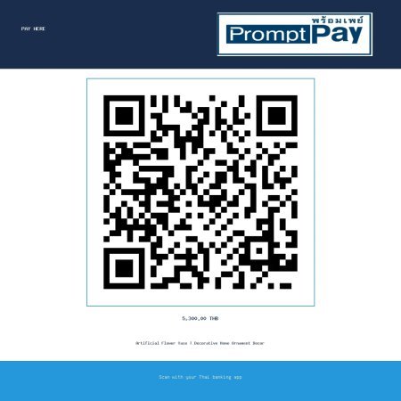 Pay Artificial Flower Vase | Decorative Home Ornament Decor - PromptPay 5,300.00 THB - GiftPattaya