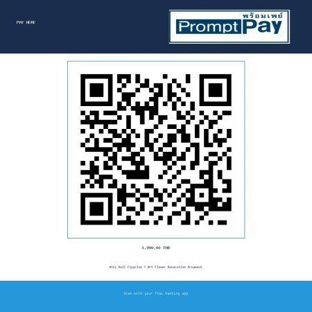 Pay Art flowers with mini doll - 装饰人偶 - PromptPay 1,990.00 THB - GiftPattaya