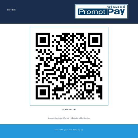Pay the ultimated gift set - PromptPay 25,000.00 THB - GiftPattaya