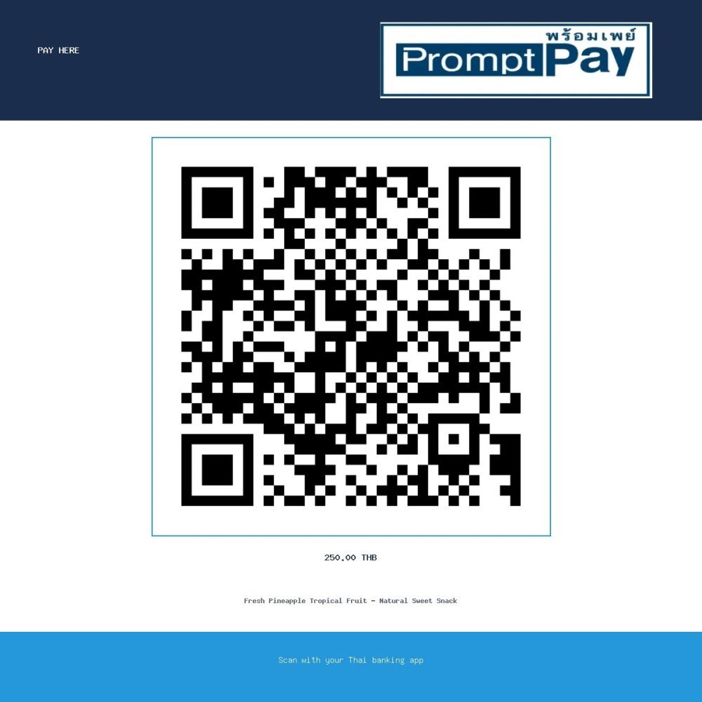 Pay Pineapple Sweet Pack - PromptPay 250.00 THB - GiftPattaya