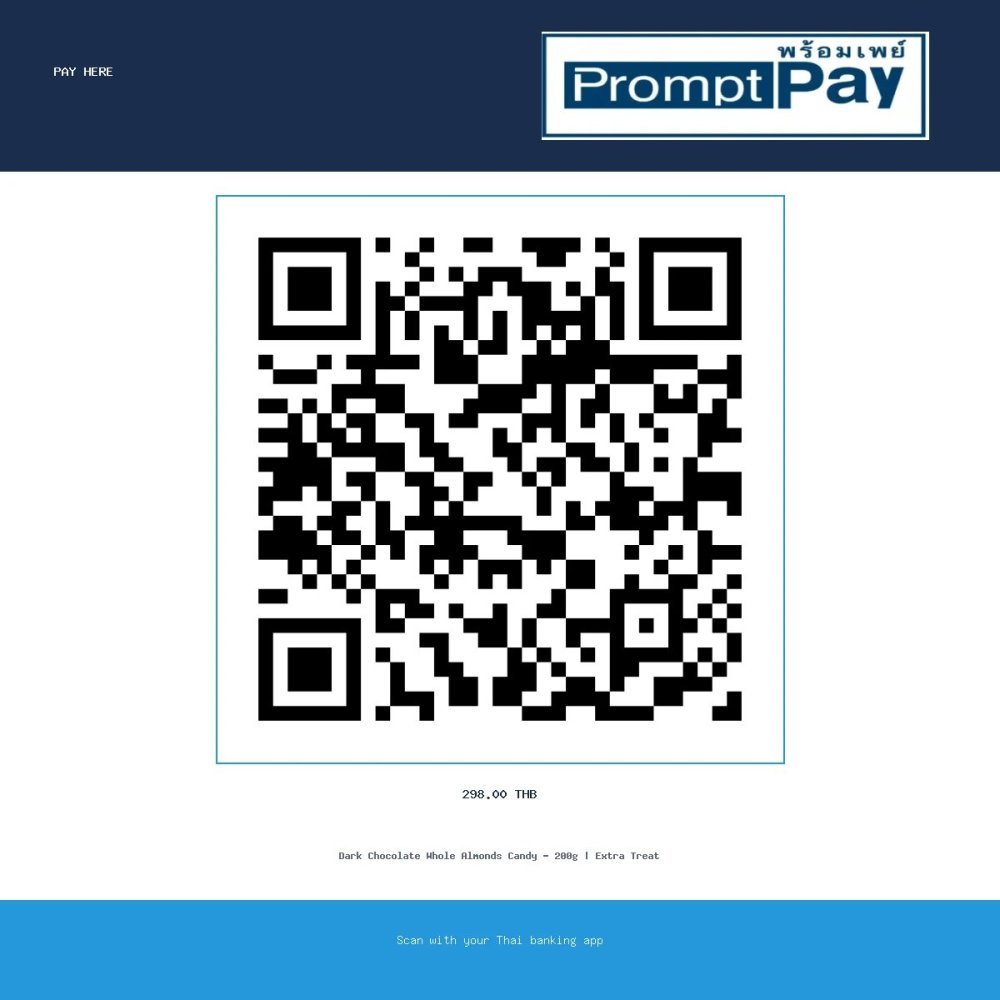 Pay CARREFOUR EXTRA Noir Amandes Entieres 200 g. - PromptPay 298.00 THB - GiftPattaya