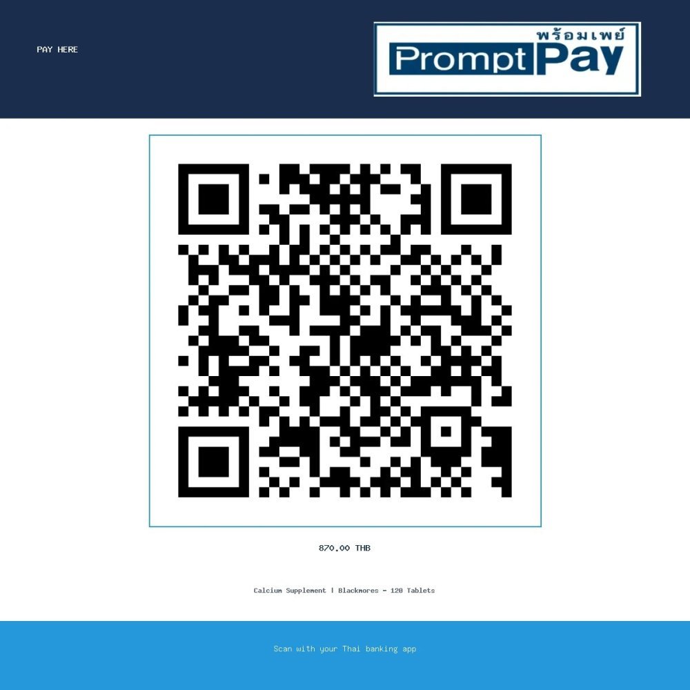Pay Blackmores Calcium Supplement | 120 Tablets - PromptPay 870.00 THB - GiftPattaya