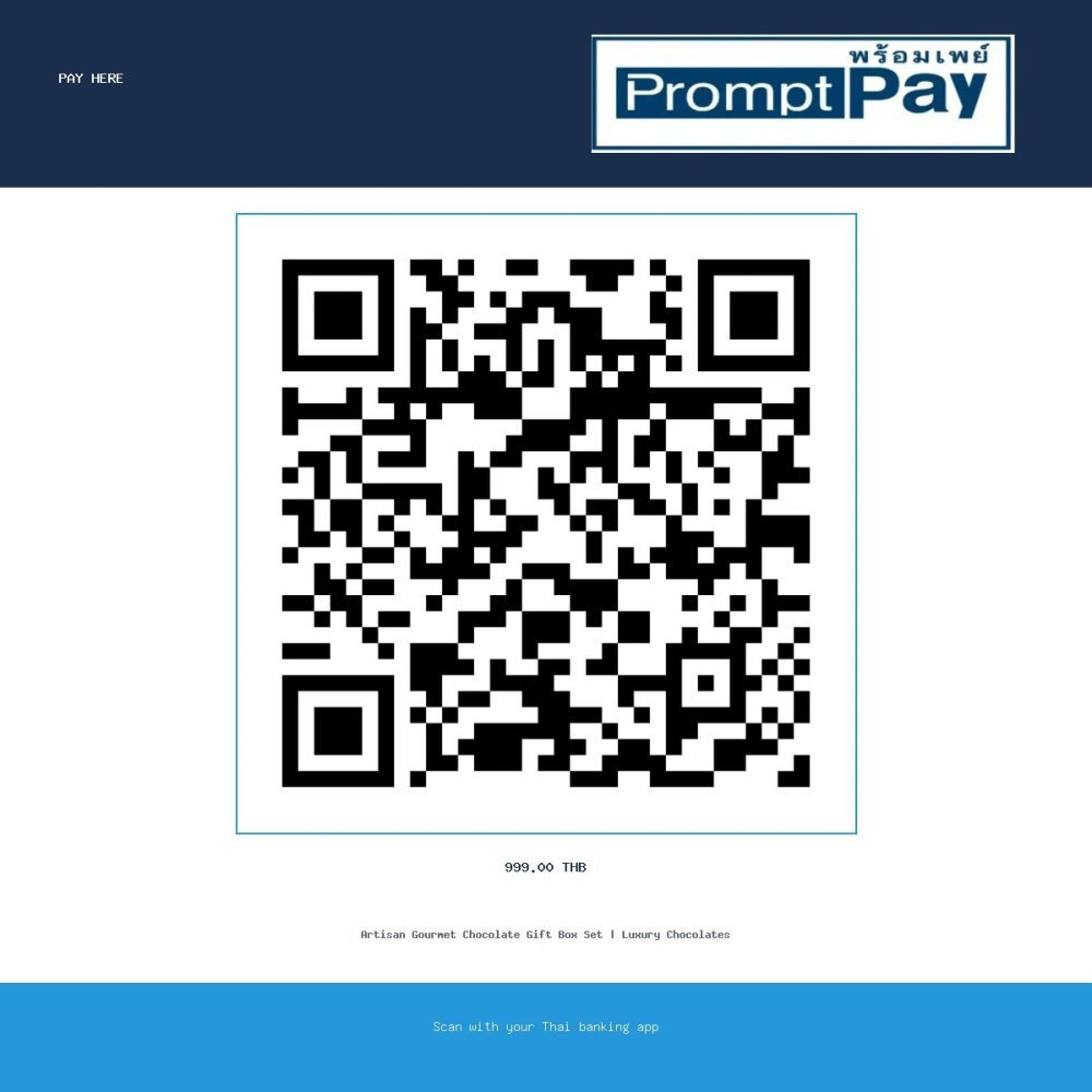 Pay صناديق هدايا الشوكولاتة الفاخرة | مجموعة شوكولاتة فاخرة - PromptPay 999.00 THB - GiftPattaya