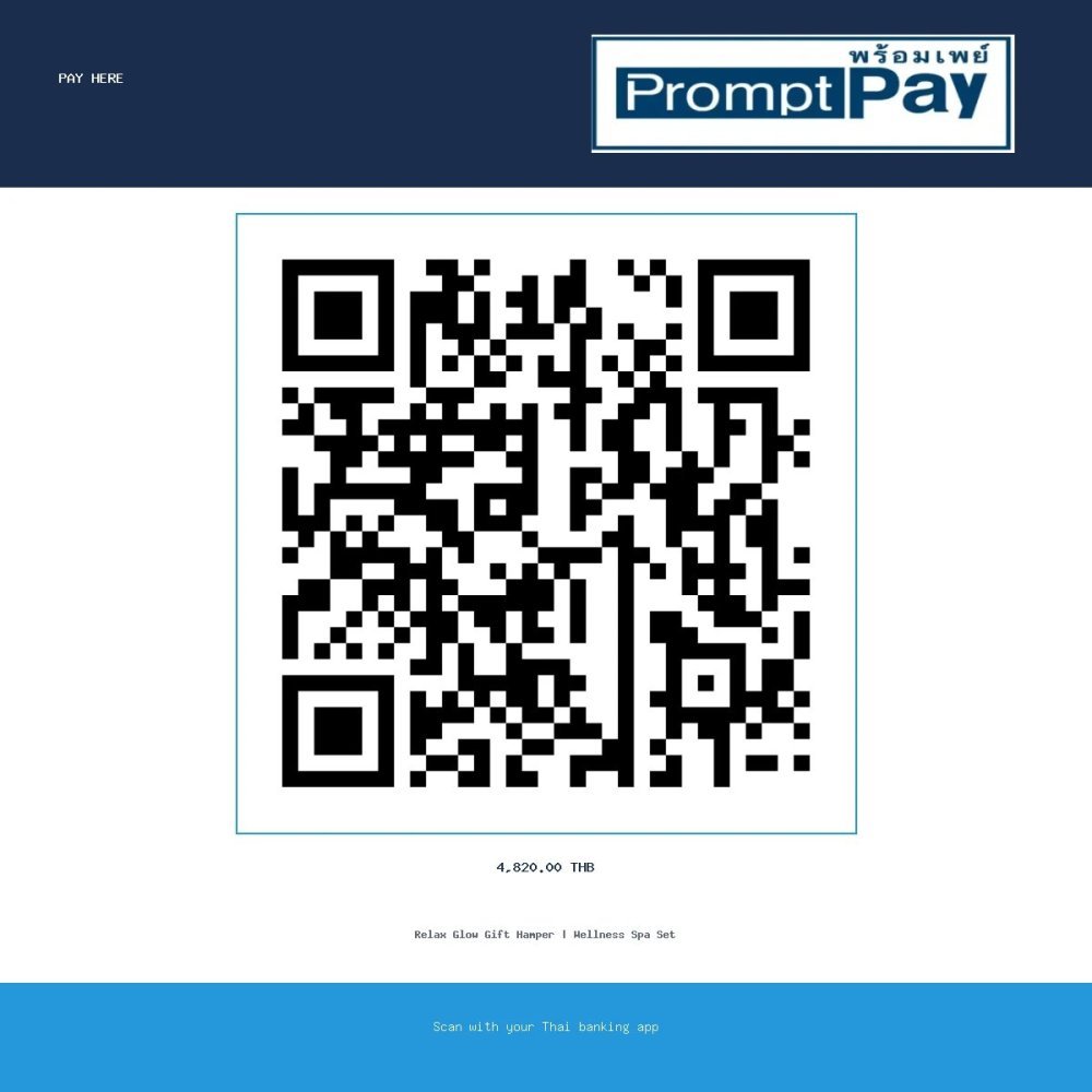 Pay Relax Glow Gift Hamper - PromptPay 4,820.00 THB - GiftPattaya