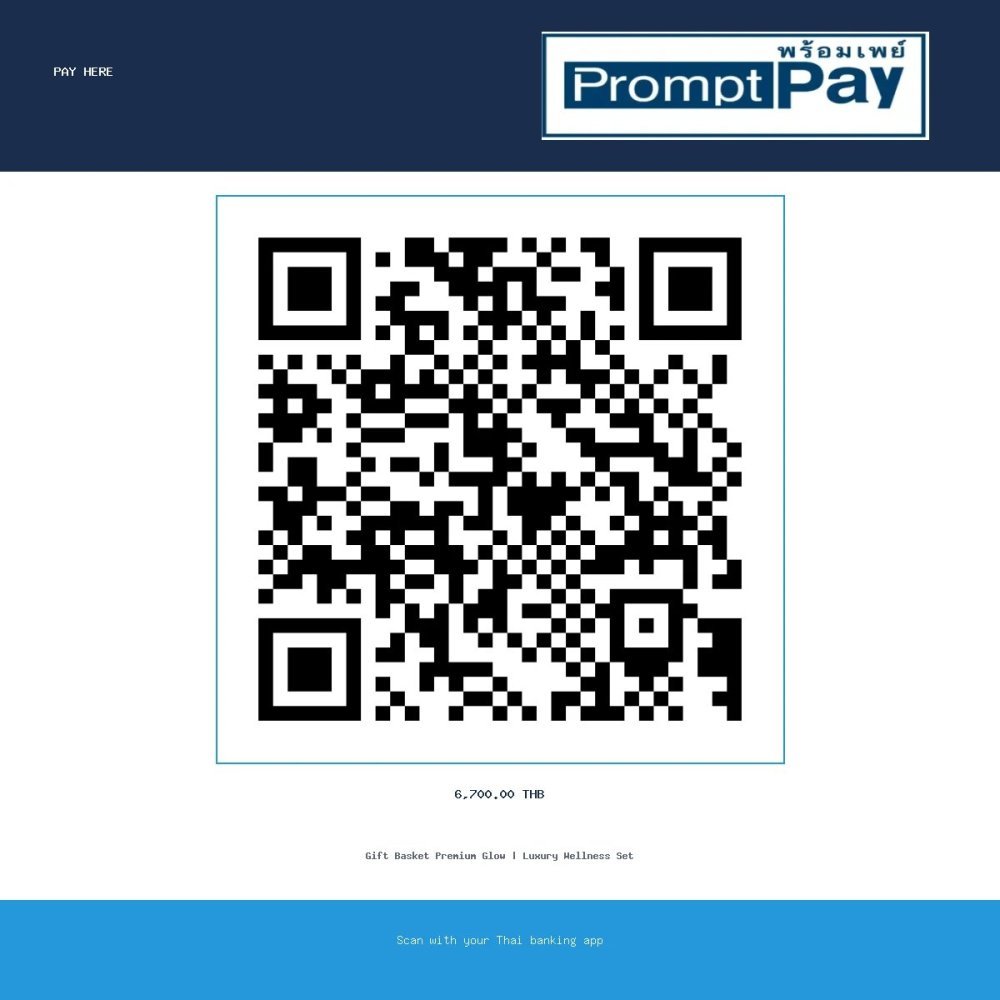 Pay Premium Glow Gift Basket - PromptPay 6,700.00 THB - GiftPattaya