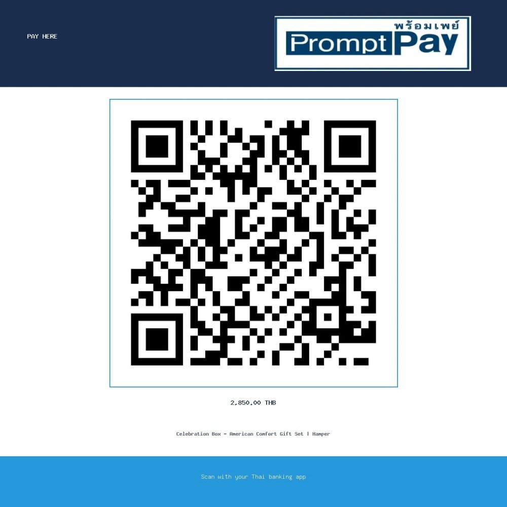 Pay American Comfort Celebration Box - PromptPay 2,850.00 THB - GiftPattaya