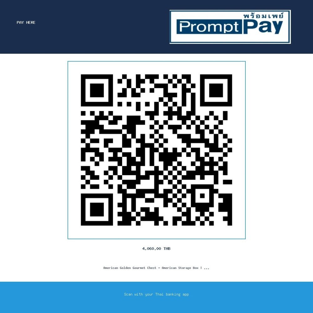 Pay American Golden Gourmet Chest - PromptPay 4,060.00 THB - GiftPattaya