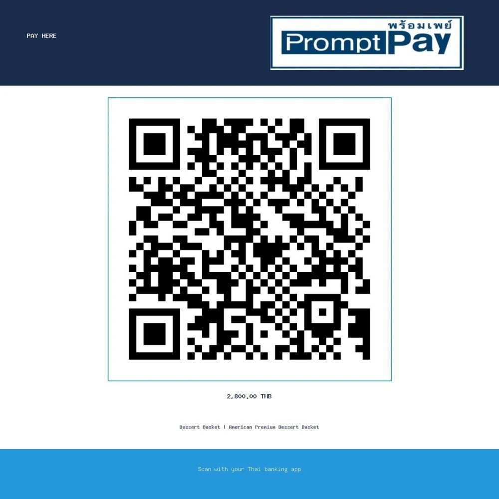 Pay American Premium Dessert Basket - PromptPay 2,800.00 THB - GiftPattaya