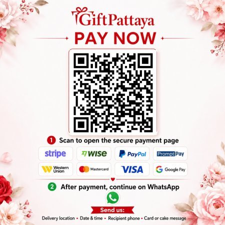 Pay Birthday Cake | 4 Person Size - 1500g | Pattaya Delivery securely online - GiftPattaya