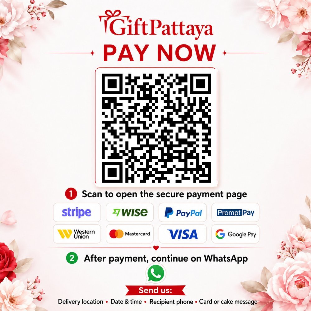 Pay Valentine Romantic Gift Set | Pattaya Delivery Bundle securely online - GiftPattaya