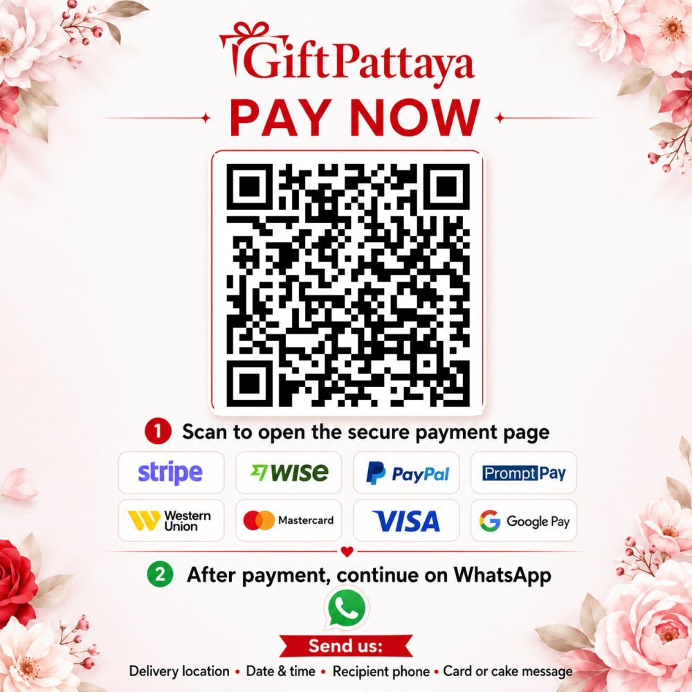 Pay Flower Box Arrangement | Floral Delivery in Pattaya securely online - GiftPattaya