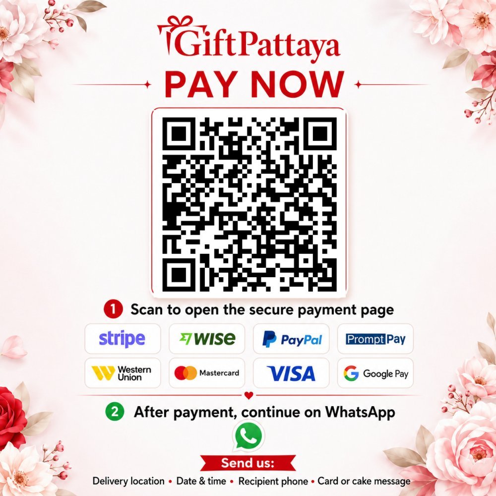 Pay Luxury Fresh Roses Flower Box | Elegant Gift Pattaya securely online - GiftPattaya