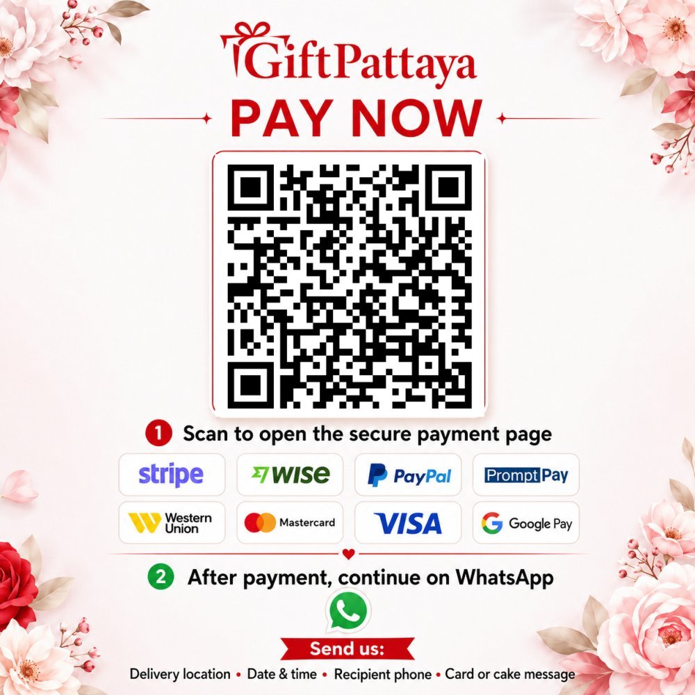 Pay Rose Flower Box Gift Set | Chocolates & Teddy Bear Kit securely online - GiftPattaya