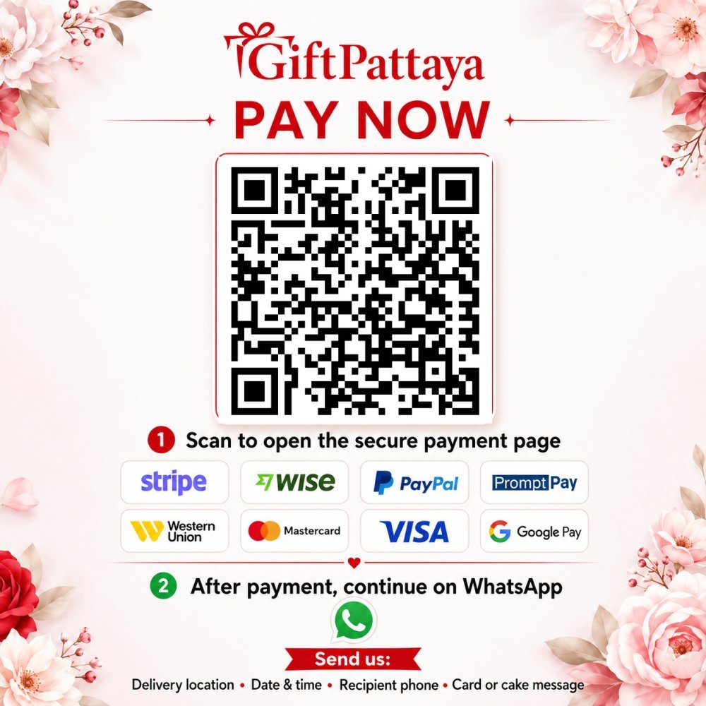Pay Mixed Rose Flower Box | Floral Gift Delivery Pattaya securely online - GiftPattaya
