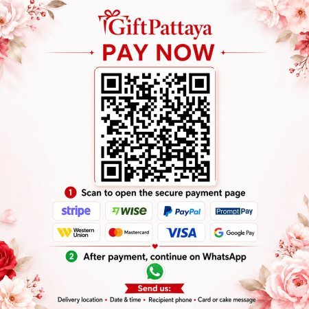 Pay White Roses Bouquet | 5 Fresh Flowers Romantic Gift Pattaya securely online - GiftPattaya