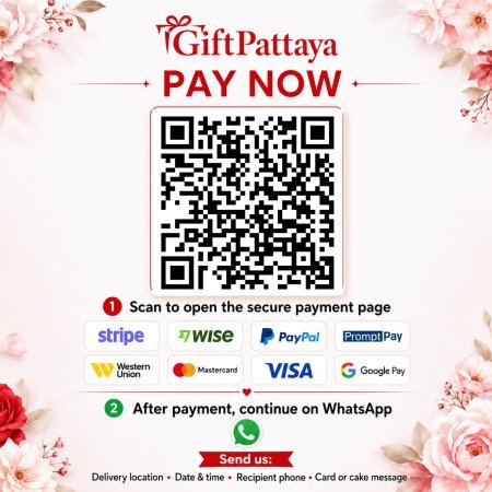 Pay Money Bouquet Rose Gift | 20,000 THB Cash Arrangement securely online - GiftPattaya