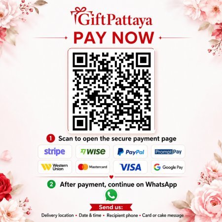 Pay Money Rose Bouquet | Luxury Floral Gift Arrangement securely online - GiftPattaya