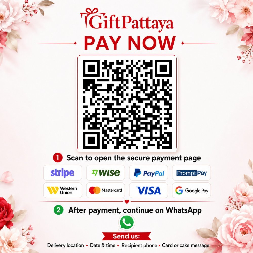 Pay Rose and Balloon Gift Set | Rayong Floral Arrangement securely online - GiftPattaya