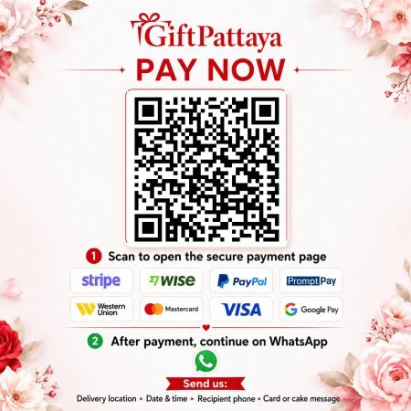 Pay White Roses & Lilies Bouquet | Mixed Flower Gift Pattaya securely online - GiftPattaya