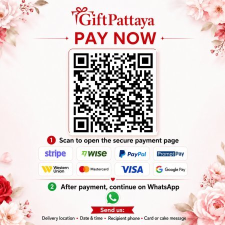 Pay Pink Roses Bouquet | Romantic Flower Gift - Pattaya securely online - GiftPattaya