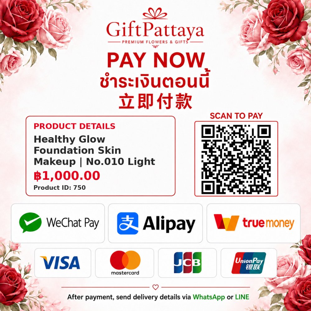 Pay Healthy Glow Foundation Skin Makeup | No.010 Light with Pay.sn - GiftPattaya
