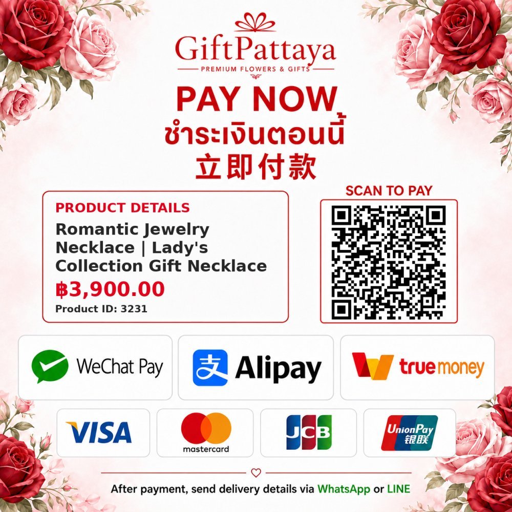 Pay Romantic Jewelry Necklace | Lady's Collection Gift Necklace with Pay.sn - GiftPattaya