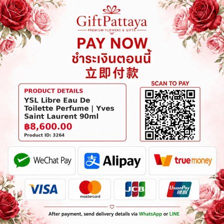 Pay YSL Libre Eau De Toilette Perfume | Yves Saint Laurent 90ml with Pay.sn - GiftPattaya