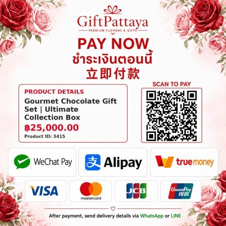 Pay Gourmet Chocolate Gift Set | Ultimate Collection Box with Pay.sn - GiftPattaya