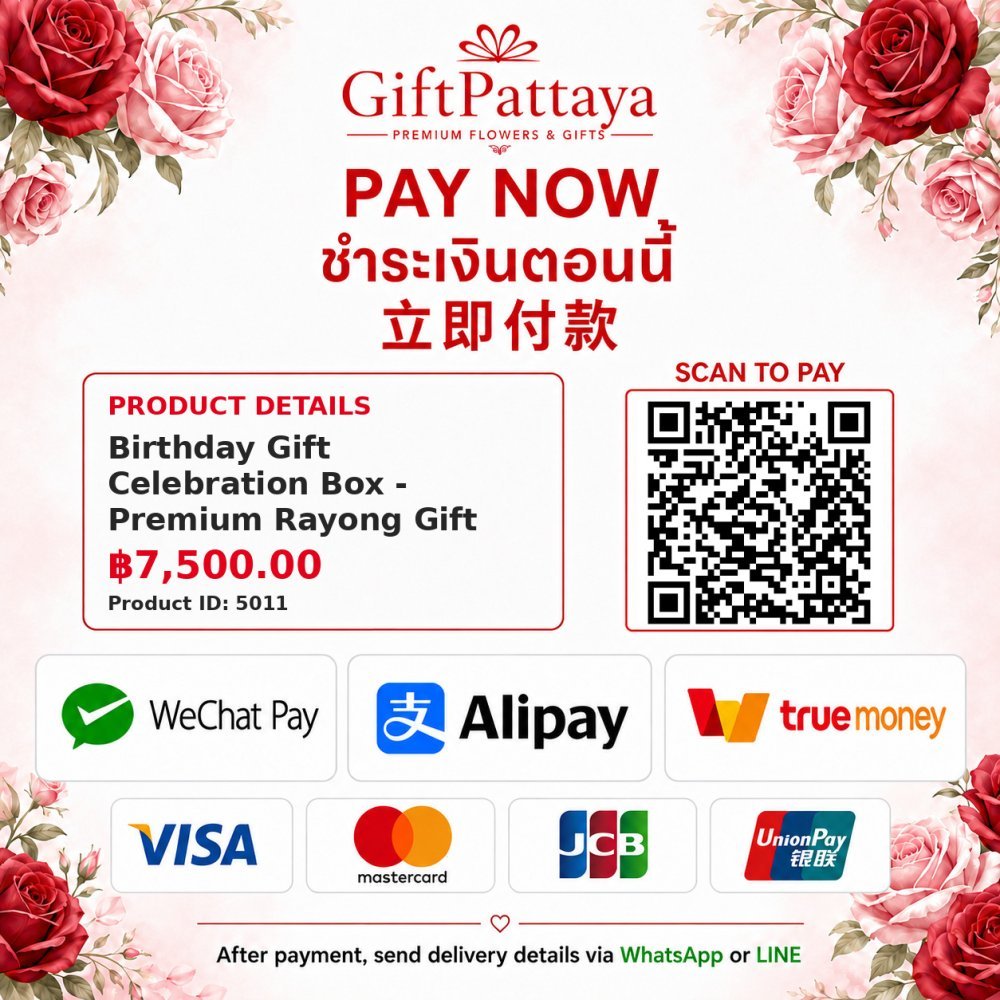 Pay Birthday Gift Celebration Box - Premium Rayong Gift Set with Pay.sn - GiftPattaya