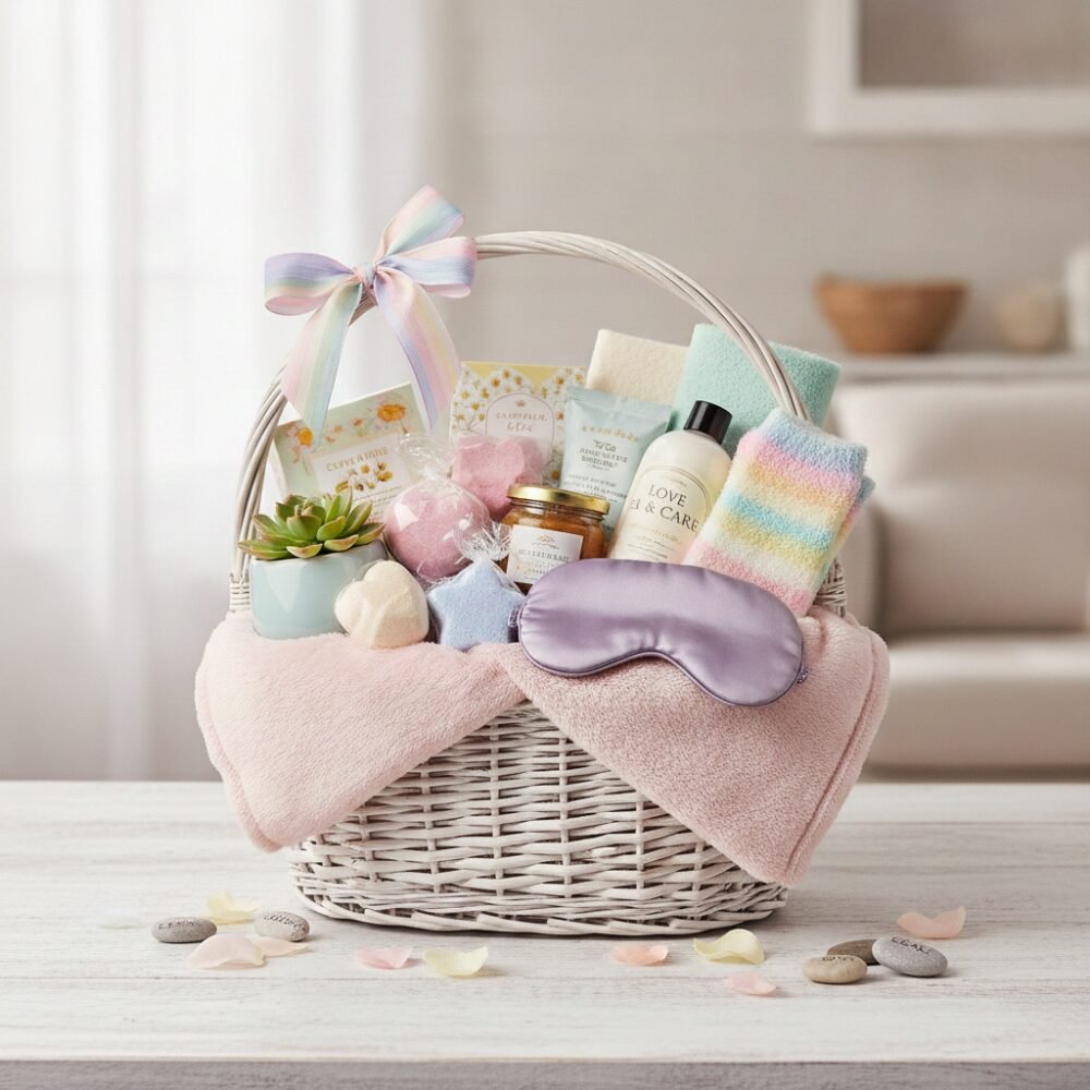 Pastel Love & Care Basket