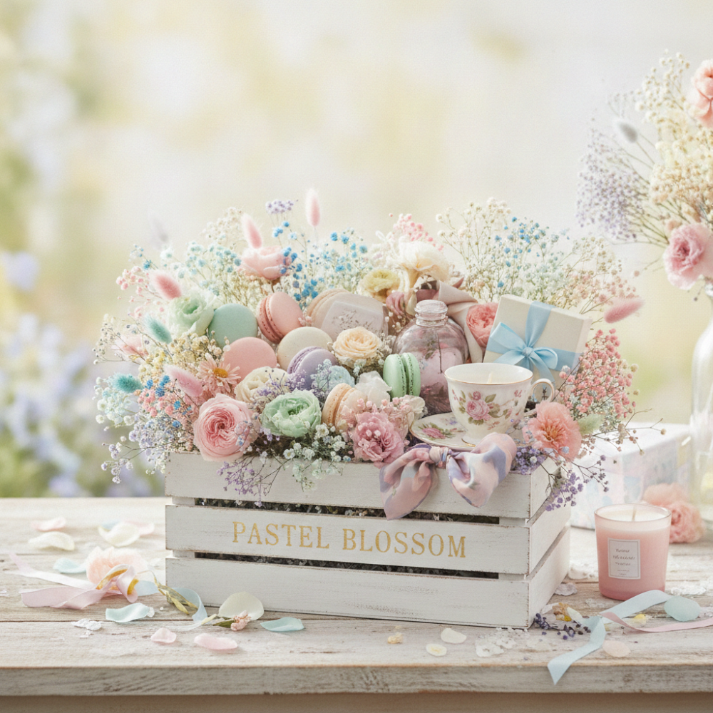 Pastel Blossom Celebration Crate